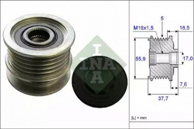 WILMINK GROUP wg1253743 -  Механизм свободного хода генератора